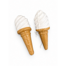 Pair of Illuminating Whippy Ice Cream Cones