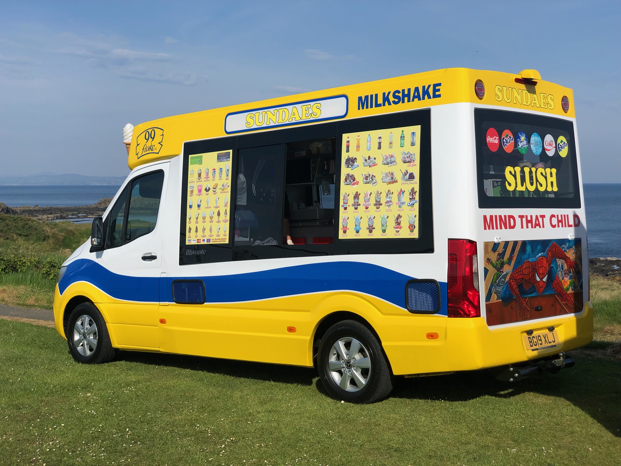 converted ice cream van